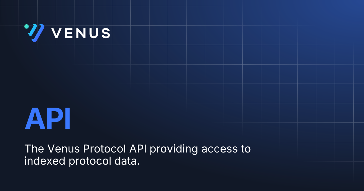 API | Venus Protocol